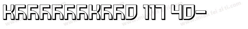 KSGRMEBKGW0 117 40字体转换